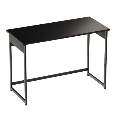 Desk for Small Spaces, 43.3 Inch Computer Table, for Home Office, Study, Bedroom, Dorm, Space Saving, Small Writing Work Office Computer Desk - Black/43.3" x 20" x 30.1"